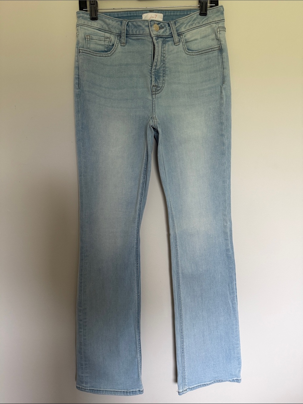 JEN7 by 7 For All Mankind Light Wash Straight Leg Jeans Size 6